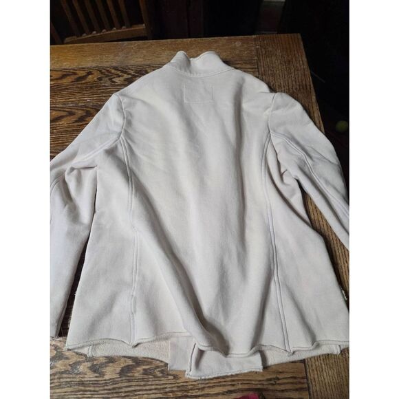 Frank & Eileen Belfast English Peacoat Triple Fleece Light Pink/Almond Sz Medium - Picture 5 of 5